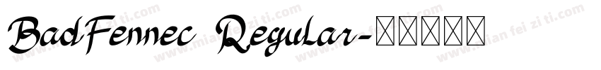 BadFennec Regular字体转换